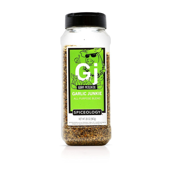 Spiceology & Adam McKenzie - Garlic Junkie - All-Purpose Seasoning, BBQ Rubs