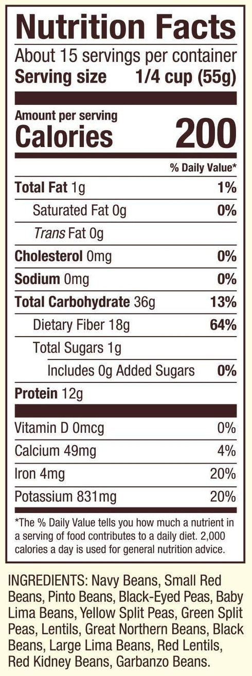 13 29oz (Pack 1) Bob's Red Mill Bean Soup Mix, of - Non GMO, Vegan, Kosher