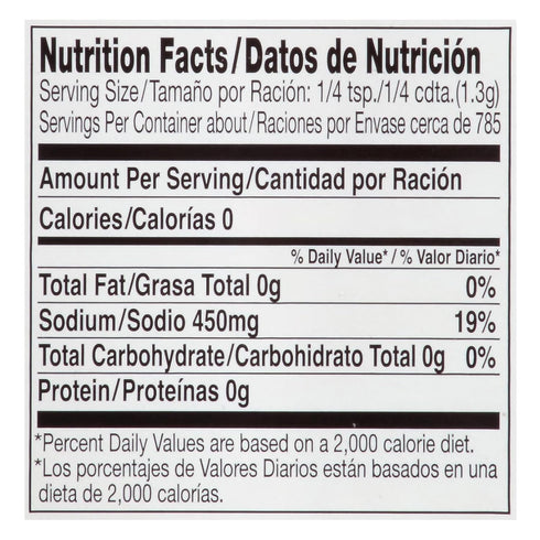McCormick Culinary Onion Salt, 36 oz - Ideal Salt Substitute for Vegetables & Meats