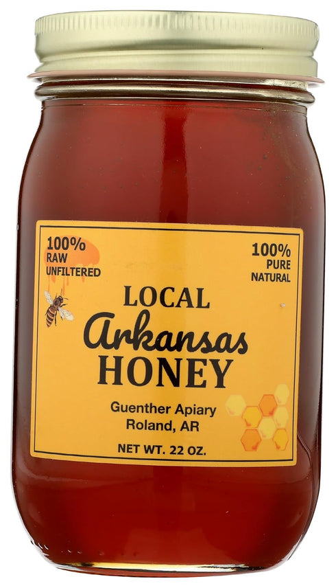 Guenther Apiary Local Arkansas Honey, 22 OZ