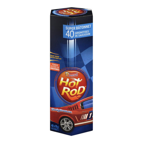 Schneiders 40 Count Super Hot Rod Sausage Snacks, Original Flavour, {imported from Canada}