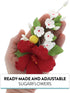 1 Count Global Sugar Art Hibiscus Sugar Cake Flowers Spray Cake Topper Red Hawaiian Cake Flower, by Chef Alan Tetreault