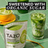 10 3.5 oz (Pack 1) TAZO Organic Classic Matcha Latte, Barista Blend Matcha Powder, Servings, CafQuality Matcha, Lightly