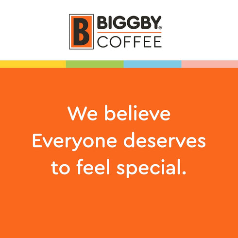 80 Count BIGGBY Best Single Serve Coffee, Recyclable Plastic Cups, Box, Medium Roasted