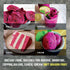 5.29 Oz (150g) SOFT DRIED RED DRAGON FRUIT VIETFARMFOOD: Convection dried fruit, pure natural sweetness without sugar