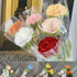 Hcclijo Hand-Woven Bouquet of Sunflowers and Roses