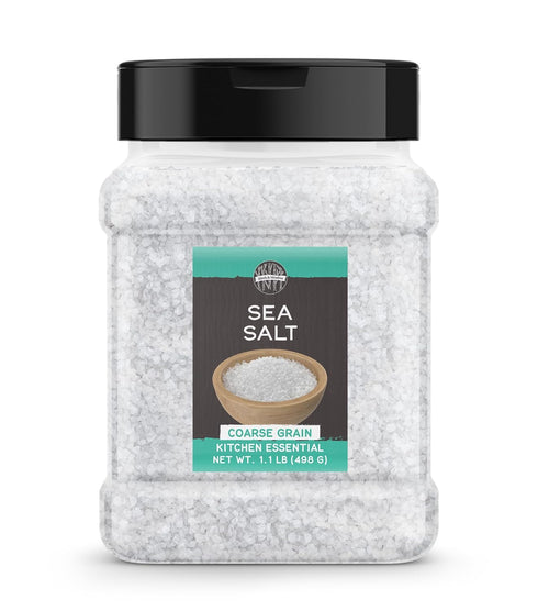 Birch & Meadow Coarse Grain Sea Salt, 1.1 lb, Kitchen Essential, Cooking