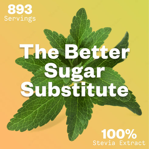Organic Stevia Concentrated Powder, 125g, Pure Stevia Powder, Zero Calorie Sweetener, 846 Servings