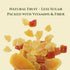 3 Lbs Tropical Fruit Mix, Natural Mango Slices, Papaya Chunks, Pineapple Tidbits & Cantaloupe in Resealable Bag