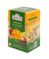 20 Count, Pack 6 Ahmad Tea Mango & Lychee Flavored Green Tea with Fruit Pieces