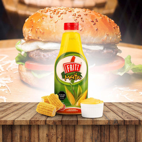 (740 FRITZ Corn Sauce g) - Especially ideal for Hot Dogs, Hamburgers, Sandwiches, Mac & Cheese, Nachos and Veggies