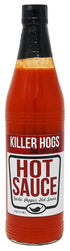 Killer Hogs Hot Sauce, Spicy Grill and BBQ Condiment, Aged Red Peppers,