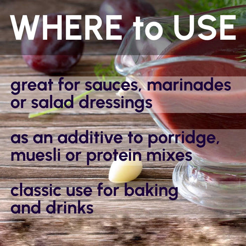 8 oz- Plum Powder Pure Natural Powder for Baking, Flavoring, Smoothies, Beverage