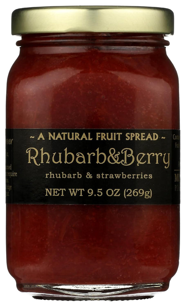 Mountain Fruit Co. MOUNTAIN FRUIT COMPANY Rhubarb Berry Jam, 9.5 OZ
