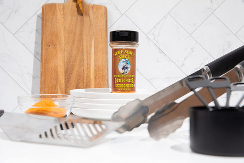 Sure Shot Sid’s Smokey Bacon Gunpowder Seasoning - Famous BBQ Rub for Beef, Steak, and Grilling