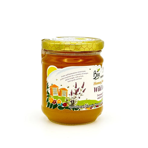 (250gr) 8.8 oz Wild Lavender Organic Raw Honey from Wild Lavender Flowers, Artisanal Fruity and Harmonious Sweet Honey