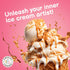 Countertop 1.5 Pack 3 Chilly Churn Vanilla Flavored Ice Cream, Shakes & Smoothies, Use with Hand Mixer, Blender