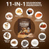 11 Immunity 30 Organic Low Caffeine Mushroom Coffee Superfood Instant Mushrooms Coffee with Ashwagandha, Shilajit