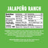 12 oz, 1 Pack Melindas Jalapeo Ranch - - Spicy Ranch Sauce, Hot Creamy Sauce With Jalapeo Peppers - Perfect for Wings