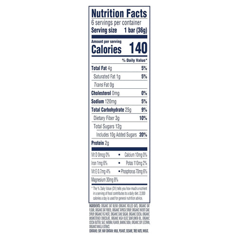 Clif Kid ZBar 11g (6 Pack) Zbar - Chocolate Brownie - Soft-Baked Energy Snack Bars - Non-GMO - Whole Grains - USDA