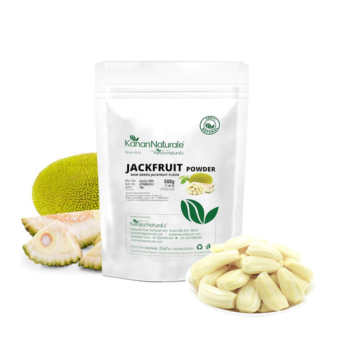 Kanan Naturale 500gm Raw Green Jackfruit Powder | Pure Jackfruit Flour for a Healthy Lifestyle