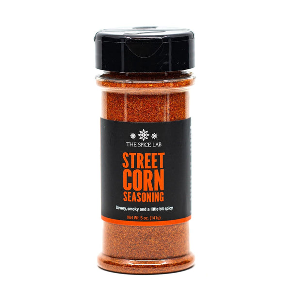 The Spice Lab Mexican Street Corn Seasoning, 5 oz Shaker Jar, All Natural Elote Seasoning for Mexican Corn, Vegan Snacks