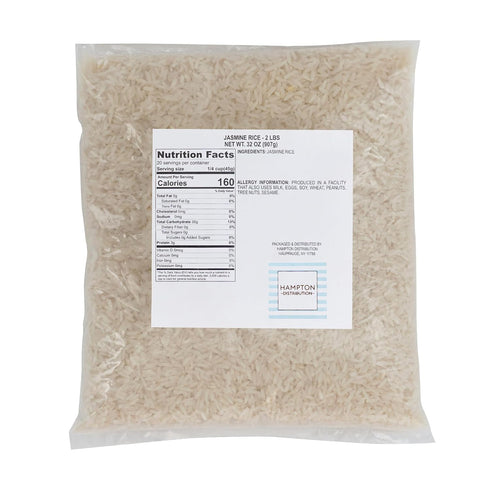 2 Jasmine Rice, Pound Bulk Bag, Hampton Distribution