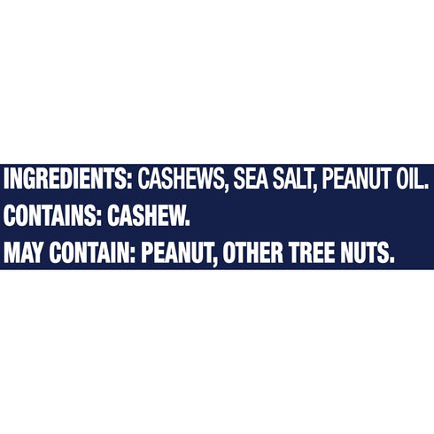 8.5 oz Planters Cashews Whole Salted