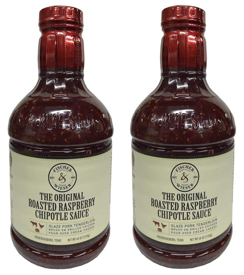 Generic (2 Bottles) Fischerr&Wieser Razzpotle Roasted Raspberry Chipotle Sauce, 40oz