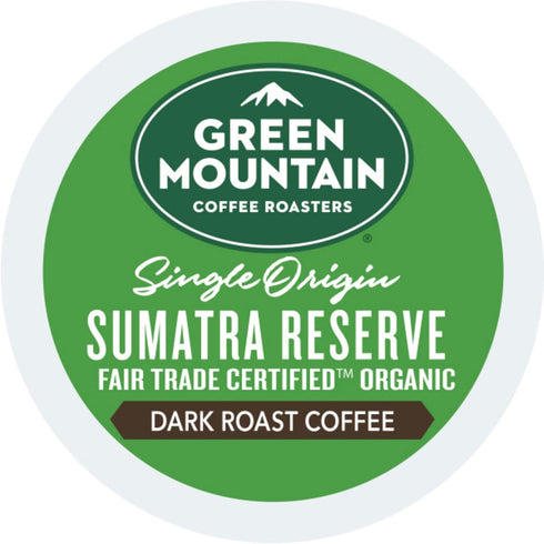 32 Count Green Mountain Coffee Roasters Sumatra Reserve Coffee, Keurig Single-Serve K-Cup pods, Dark Roast