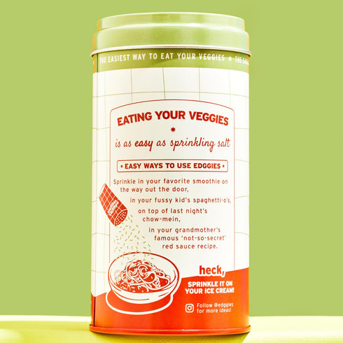 Nutrient-Packed, Edggies Organic Kale Sprinkles - Easy Veggies Pure Kale Superfood for Smoothies, Salads, Pasta & More