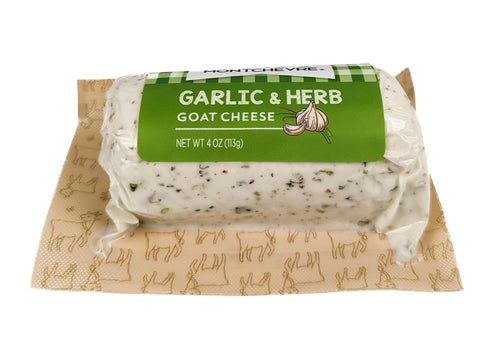 Generic 4 oz (Pack 4) Goat Milk Cheese Garlic & Herb Chevre
