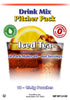 GramZero Sugar Free Iced Tea Drink Mix, Pitcher Pack - Zero Calorie, Stevia Sweetened