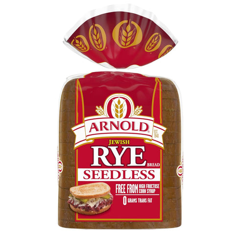 VEMAX Store 16 oz (Pack 2 Bread Seedless Real Jewish Rye, of Loaves)
