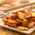 laweny 3.24oz (92g/ Bread slices garlic bread slices Salty snack Snacks Afternoon Tea Snacks Garlic cookies bag)