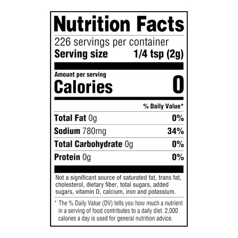 16 Oz Amazon Grocery, Sea Salt, Fine Ground