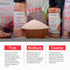 1lb Impact - Fine Himalayan Pink Sea Salt - No Additives Rich in Trace Minerals Non-GMO Gluten-Free Ideal for Low-Carb