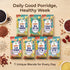 xapuo Pack 7 60g Multigrain Congee Variety Flavors, Each Instant Breakfast Porridge, Mixed Bean Grain Soup, Easy Cook