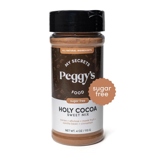 MY SECRETS PEGGY'S FOOD 100% 4 Oz Holy Cocoa Powder - Premium Natural Unsweetened Pure Cacao for Coffee, Smoothies