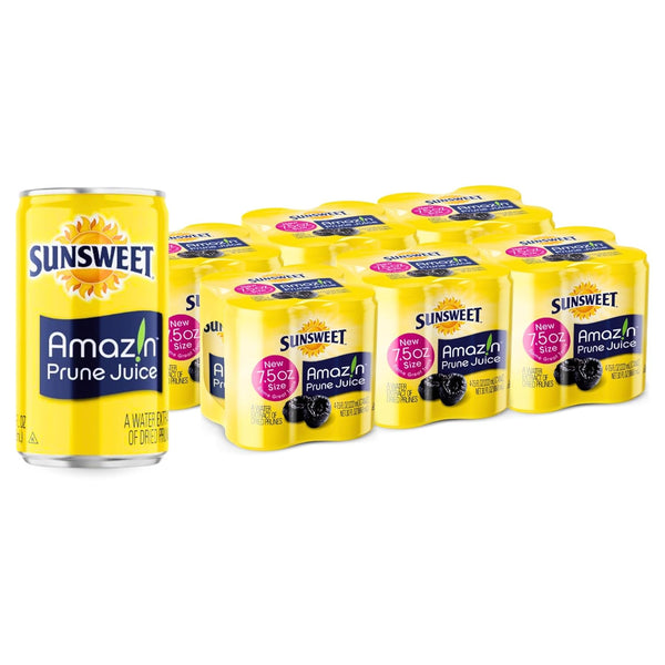 Sunsweet Amazin Prune Juice Small Cans - Water Extract of Dried Prunes