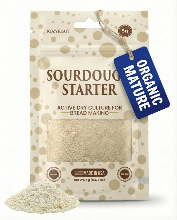 Sourdough Starter Culture Dehydrated Wild Dry Yeast for Baking Homemade Artisan Bread