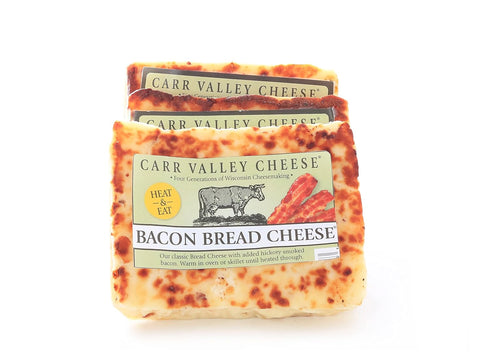 Carr Valley Bread Cheese 3-Pack | (3) 6 oz Pieces | Authentic