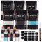 ElaraBerry 6 Pack Ritual Salt Starter Collection Pack with Dispensing Bottles Chalkboard Labels