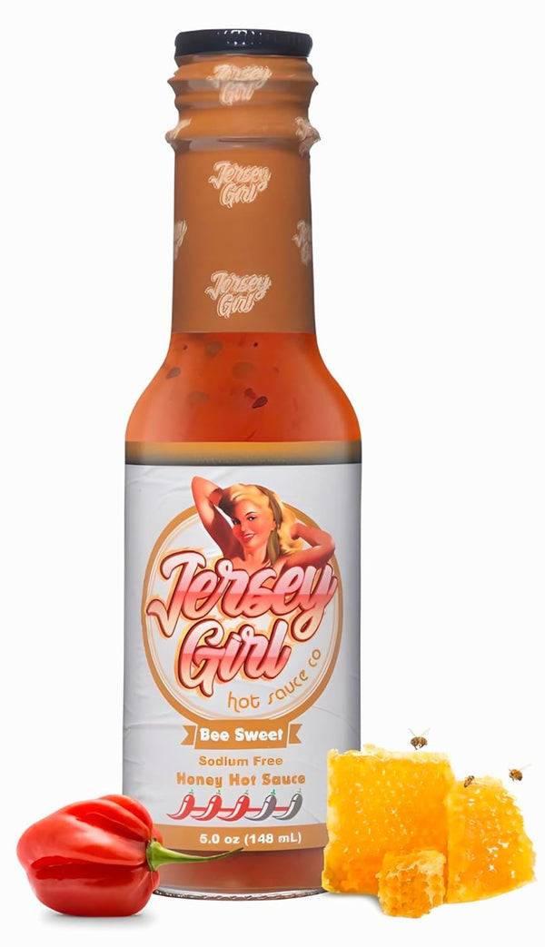 Jersey Girl (Bee Sweet Honey Hot Sauce) Trinidad Scorpion & Ghost Pepper