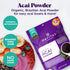 Navitas Organics Acai Powder, 4oz. Bag, Antioxidants, Fiber, Non GMO, Gluten Free, Keto