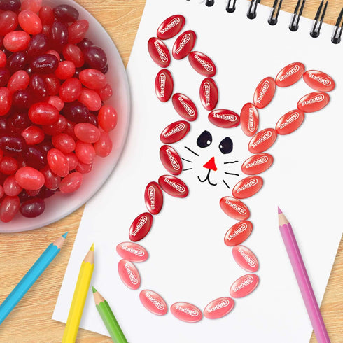 Starburst 14oz, 12/CS Red Fruit-Flavored Jelly Beans Easter Candy, Jellybeans for Easter Basket Stuffers, Eggs
