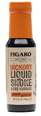 Figaro Louisiana's Hickory Liquid Smoke & BBQ Marinade - 4 Ounce, Slow Roasted Hickory Flavor