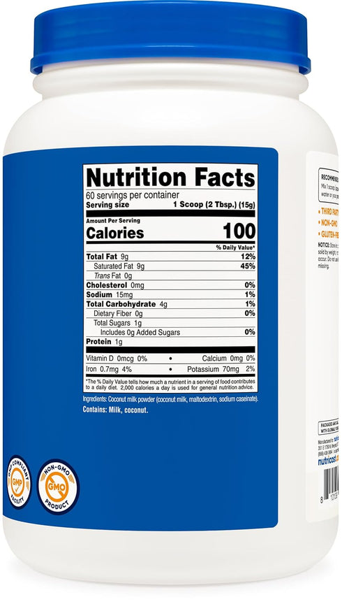 2LBS Nutricost Coconut Milk Powder