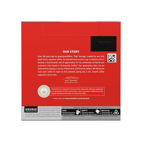 Community 48 Count (Pack 1) Coffee Signature Blend Dark Roast Single-Serve Keurig K-Cup Pods