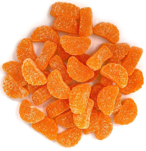 4-Pound SweetGourmet Orange Fruit Slices, Sugar Coated Jelly Candy, Bulk Bag, Naturally Flavored, Gluten-Free
